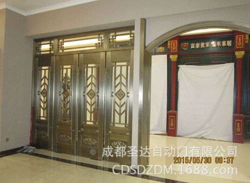 高端铜门与豪华自动门 品质与艺术的完美结合